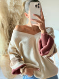 Buzo oversize tricolor