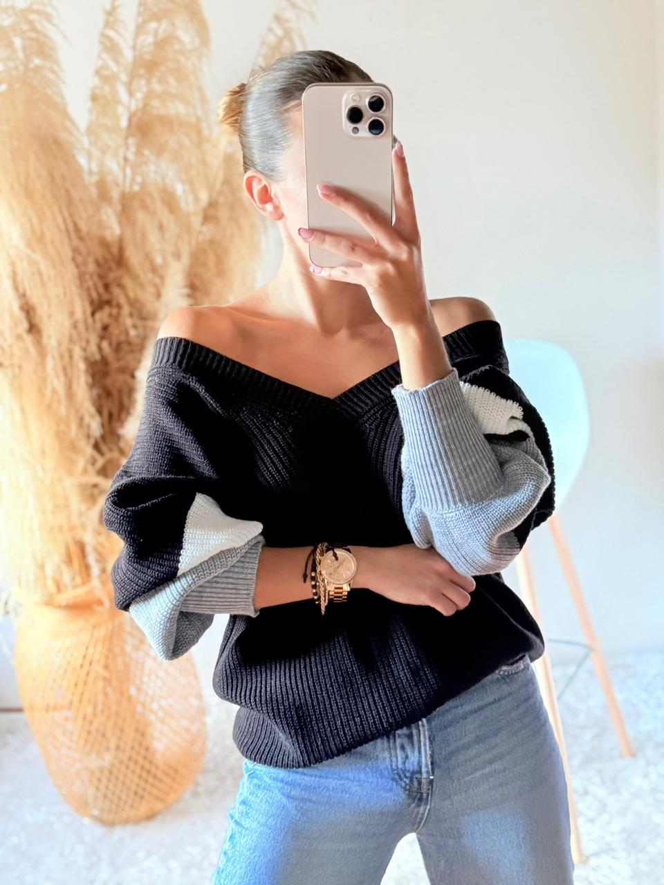 Buzo oversize tricolor
