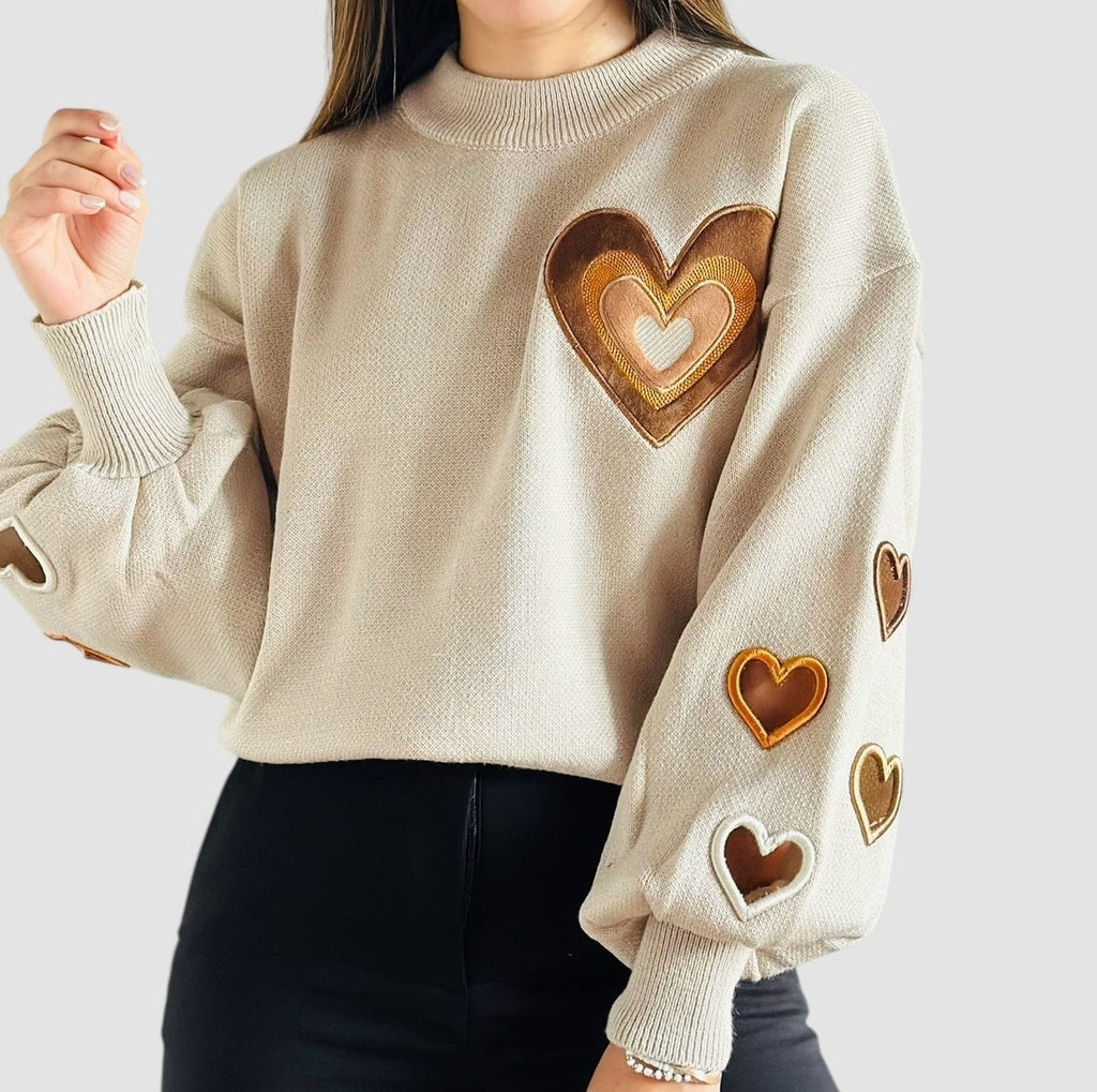 Buzo troquel corazones