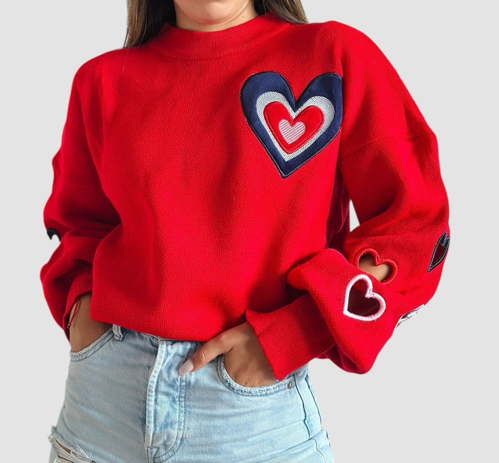 Buzo troquel corazones