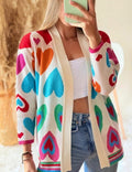 Saco corazones multicolor
